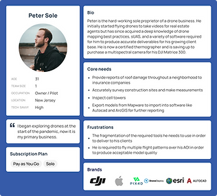 One of the finalized personas