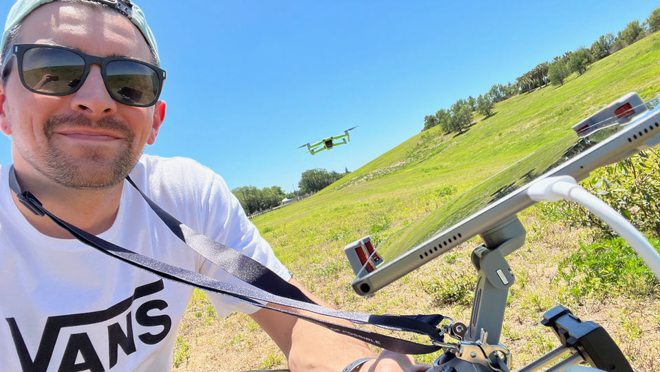 Field testing the Mapware Fly application with DJI Mavic Air 2 drone